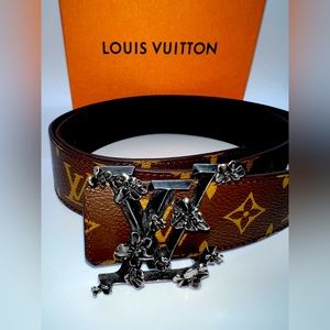 Louis Vuitton Pyramide Flower 40mm Reversible Belt